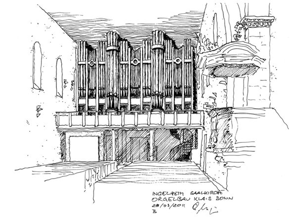 Entwurf Skinner Orgel